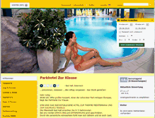 Tablet Screenshot of parkhotelzurklause.at